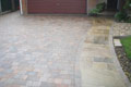 block paving driveway & combined path